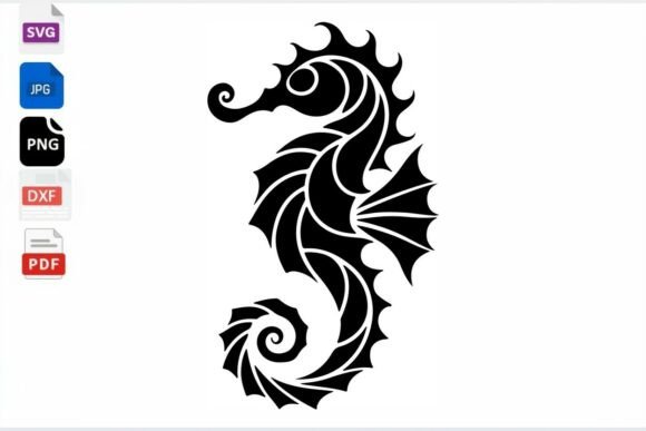 Download Seahorse SVG Cut File Nautical Ocean - Seahorse svg Collection