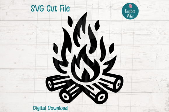 Download Campfire Camping SVG Cut File - Campfire Collection