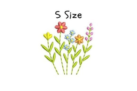 Download Wildflower Embroidery Design - Embroidery design Collection