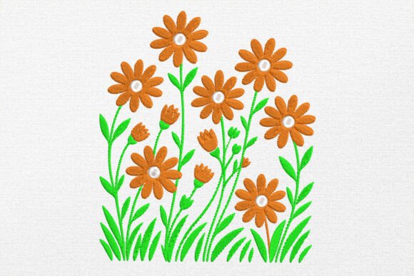 Download Wildflower Embroidery Design - Embroidery design Collection