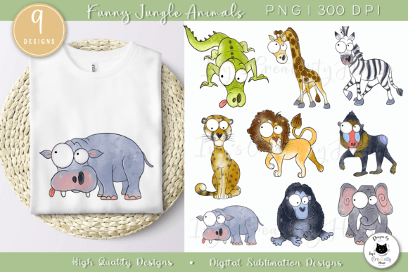 Download Funny Jungle Animal Clipart | Animal PNG - Jungle animal Collection