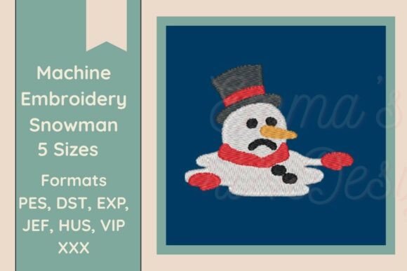 Download Snowman Machine Embroidery Design - Embroidery design Collection