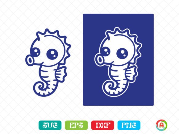 Download Cute Seahorse SVG - Seahorse svg Collection
