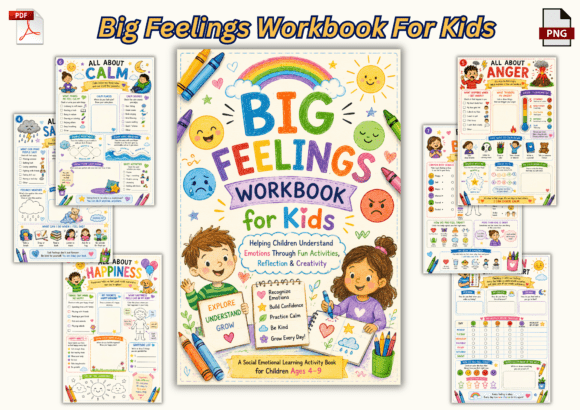 Download Big Feelings Workbook for Kids - Feelings Collection